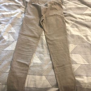 Tan jean-like leggings